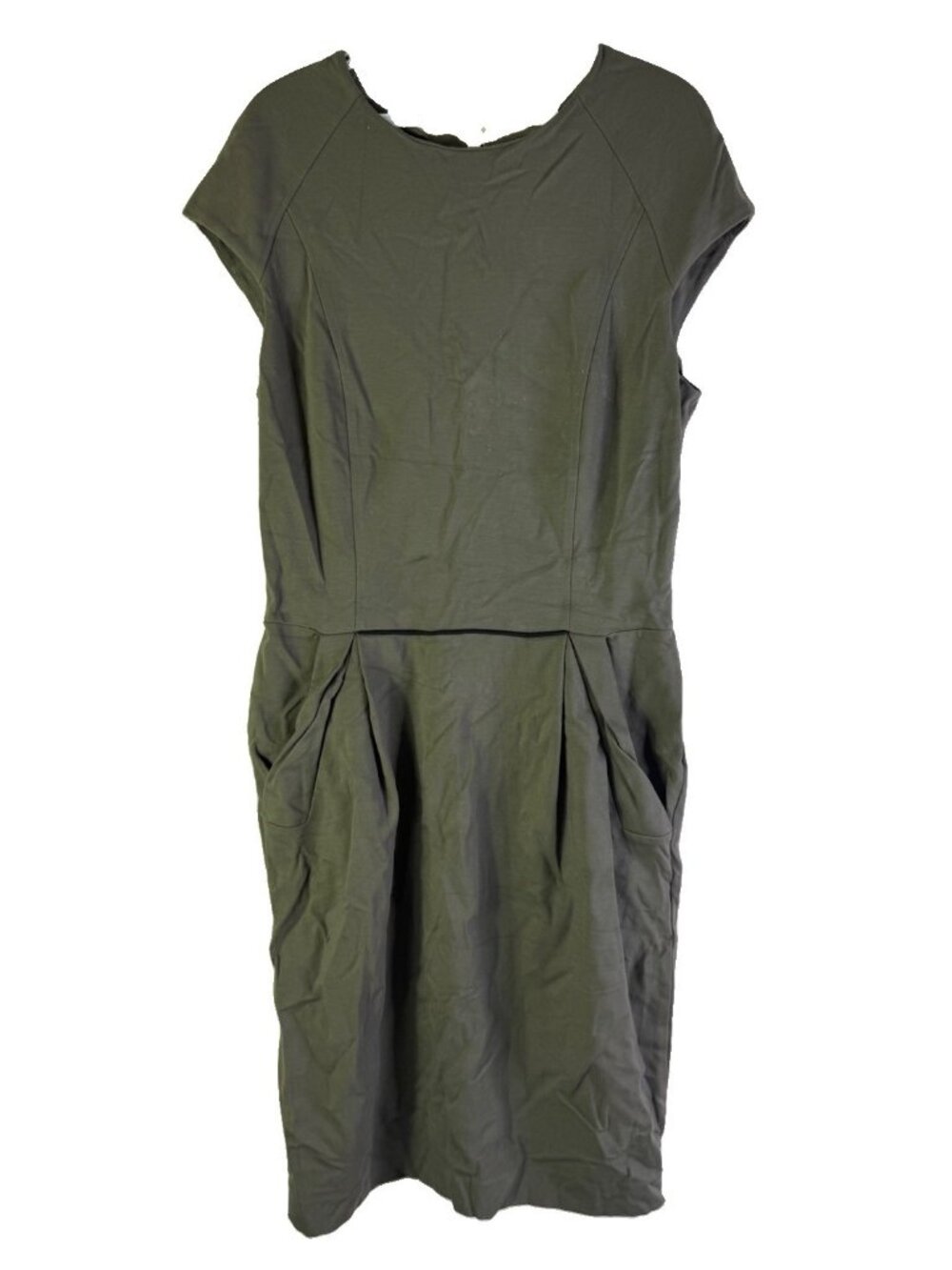 Lafayette 148 Dress Ponte Knit Sheath Gray Professional Career